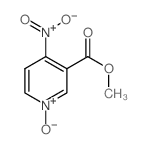 methyl 4-nitronicotinate 1-oxide (en)3-Pyridinecarboxylic acid, 4-nitro-, methyl ester, 1-oxide (en) Structure
