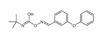 [(E)-(3-phenoxyphenyl)methylideneamino] N-tert-butylcarbamate结构式