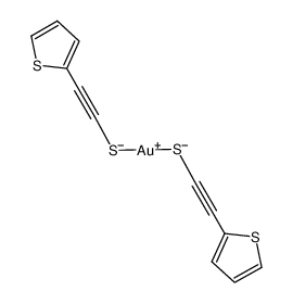 [Au(2-C6H3CCS)2](1-)结构式