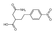 2-(4-nitro-phenethyl)-succinamic acid Structure
