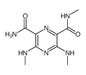 3,5-bis-methylamino-pyrazine-2,6-dicarboxylic acid amide methylamide Structure