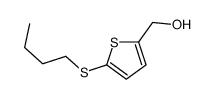 (5-butylsulfanylthiophen-2-yl)methanol Structure