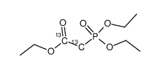 ethyl 2-diethoxyphosphorylacetate Structure