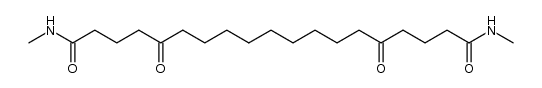 5,15-dioxo-nonadecanedioic acid bis-methylamide Structure