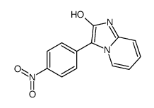 3-(4-nitrophenyl)imidazo[1,2-a]pyridin-2-ol Structure