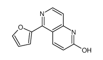 5-(furan-2-yl)-1H-1,6-naphthyridin-2-one Structure