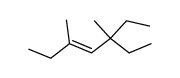 5-ethyl-3,5-dimethyl-hept-3-ene Structure