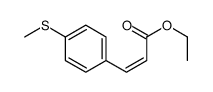 ethyl 3-(4-methylsulfanylphenyl)prop-2-enoate结构式