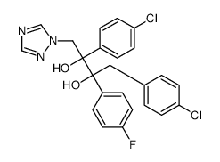(2S,3R)-1,3-bis(4-chlorophenyl)-2-(4-fluorophenyl)-4-(1,2,4-triazol-1-yl)butane-2,3-diol结构式