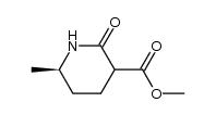 (6R)-methyl-6-methyl-2-oxopiperidine-3-carboxylate Structure