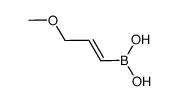 3-methoxy-1-propenylboronic acid结构式