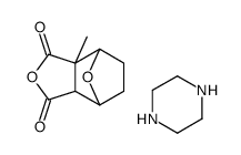 (1R,2R,6S,7S)-2-Methyl-4,10-dioxatricyclo[5.2.1.02,6]decane-3,5-dione-piperazine (1:1) Structure