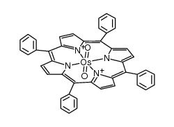 [OsO2(meso-tetraphenylporphyrinato)] Structure