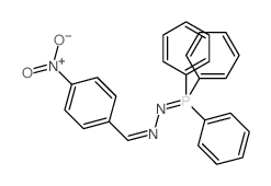 Benzaldehyde, 4-nitro-,2-(triphenylphosphoranylidene)hydrazone picture