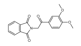 (3,4-Dimethoxyphenyl)-(phthalimidomethyl)-keton Structure