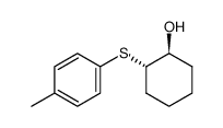 (1S,2S)-2-(4-tolylthio)-1-cyclohexanol Structure