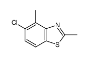 Benzothiazole, 5-chloro-2,4-dimethyl- (9CI) structure