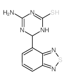 4-Amino-6-(2,1,3-benzothiadiazol-4-yl)-1,6-dihydro-1,3,5-triazine-2-thiol Structure