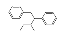 1,2-diphenyl-3-methylhexane Structure