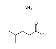 4-methyl-valeric acid , ammonium compound Structure