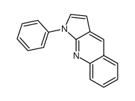 1-phenylpyrrolo[2,3-b]quinoline结构式