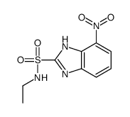 N-Ethyl-4-nitro-1H-benzimidazole-2-sulfonamide Structure