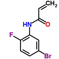 N-(5-Bromo-2-fluorophenyl)acrylamide Structure