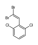 1,3-dichloro-2-(2,2-dibromoethenyl)benzene Structure