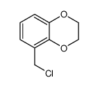 2-Amino-N-(2,3-dihydro-benzo[1,4]dioxin-6-ylmethyl)-acetamide结构式