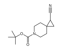 tert-Butyl 1-cyano-6-azaspiro[2.5]octane-6-carboxylate Structure