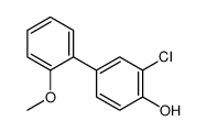 2-chloro-4-(2-methoxyphenyl)phenol Structure