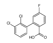 2-(2,3-dichlorophenyl)-4-fluorobenzoic acid结构式