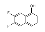 6,7-二氟萘-1-醇结构式