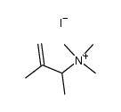 (1,2-dimethyl-allyl)-trimethyl-ammonium, iodide结构式
