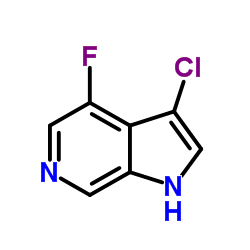 3-Chloro-4-fluoro-1H-pyrrolo[2,3-c]pyridine structure