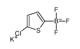 Potassium 2-chlorothiophene-5-trifluoroborate Structure