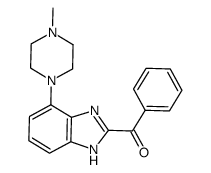 [4-(4-methylpiperazin-1-yl)-1H-benzimidazol-2-yl](phenyl)methanone Structure