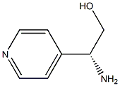 (2R)-2-AMINO-2-(4-PYRIDYL)ETHAN-1-OL结构式