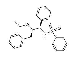 threo-N-(1,3-diphenyl-2-methoxypropyl)benzenesulfonamide结构式