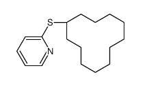 2-cyclododecylsulfanylpyridine Structure