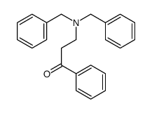 3-(dibenzylamino)-1-phenylpropan-1-one结构式