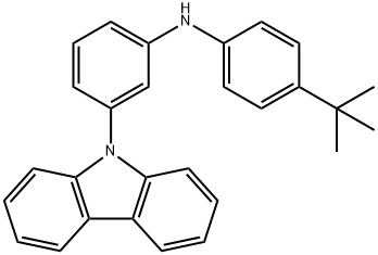 N-(4-tert-butylphenyl)-3-(9H-carbazol-9-yl)aniline Structure