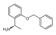 Benzenemethanamine,a-methyl-2-(phenylmethoxy)-,(R)- Structure