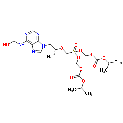 6N-Hydroxymethyl Tenofovir Disoproxil Structure