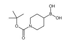 (1-(叔丁氧基羰基)哌啶-4-基)硼酸图片