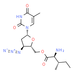 5'-isoleucyl 3'-azido-3'-deoxythymidine picture