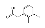 2-(3-Iodo-2-methylphenyl)acetic acid Structure