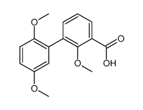 3-(2,5-dimethoxyphenyl)-2-methoxybenzoic acid结构式