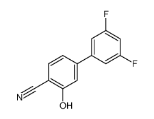4-(3,5-difluorophenyl)-2-hydroxybenzonitrile Structure