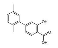 4-(2,5-dimethylphenyl)-2-hydroxybenzoic acid Structure
